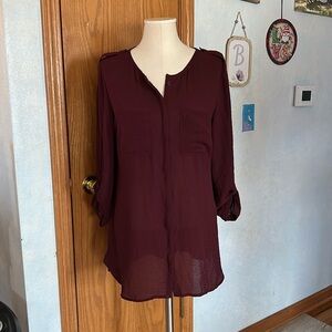 Maurice’s Purple Dress Shirt - Women’s Size Medium